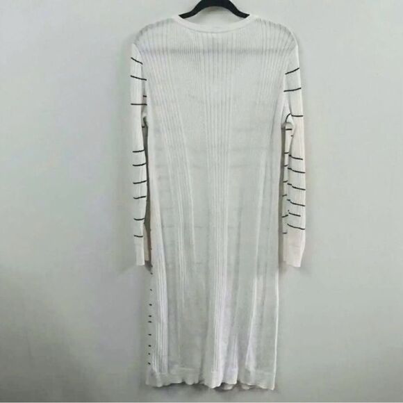 CAbi Broken Stripe midi length sweater. - Picture 6 of 7